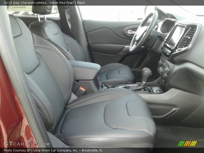 Velvet Red Pearl / Black 2019 Jeep Cherokee Limited