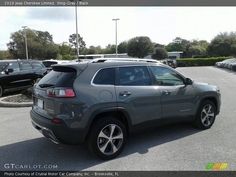 Sting-Gray / Black 2019 Jeep Cherokee Limited