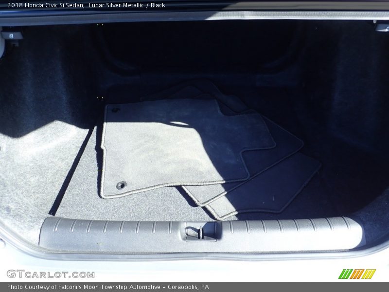 Lunar Silver Metallic / Black 2018 Honda Civic Si Sedan