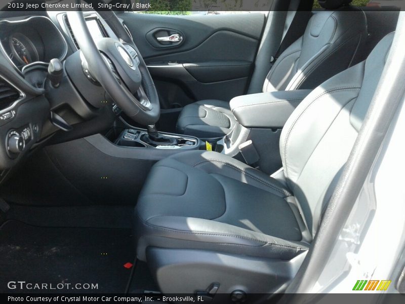 Sting-Gray / Black 2019 Jeep Cherokee Limited