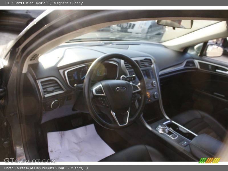 Magnetic / Ebony 2017 Ford Fusion Hybrid SE