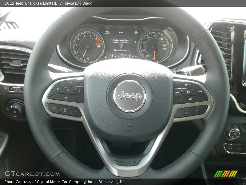 Sting-Gray / Black 2019 Jeep Cherokee Limited