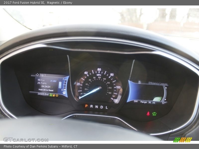 Magnetic / Ebony 2017 Ford Fusion Hybrid SE