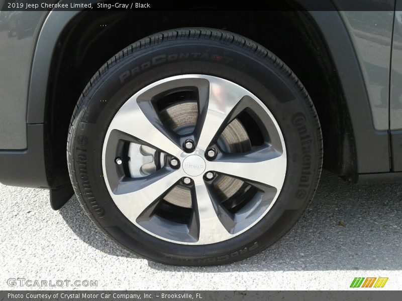 Sting-Gray / Black 2019 Jeep Cherokee Limited