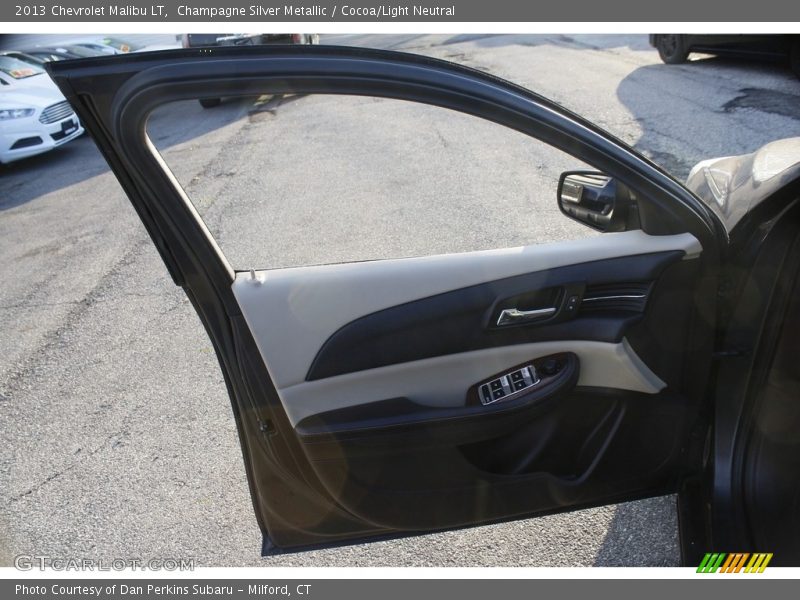 Champagne Silver Metallic / Cocoa/Light Neutral 2013 Chevrolet Malibu LT