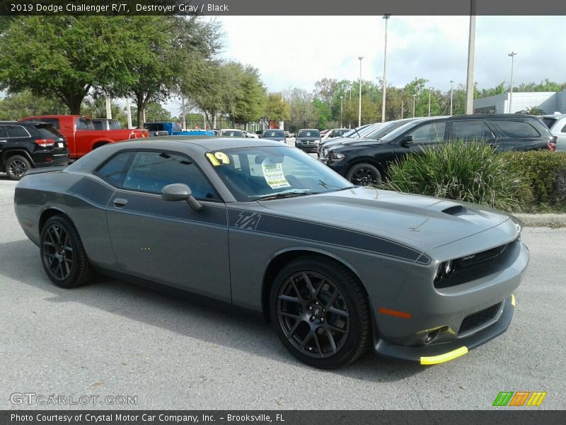 Destroyer Gray / Black 2019 Dodge Challenger R/T