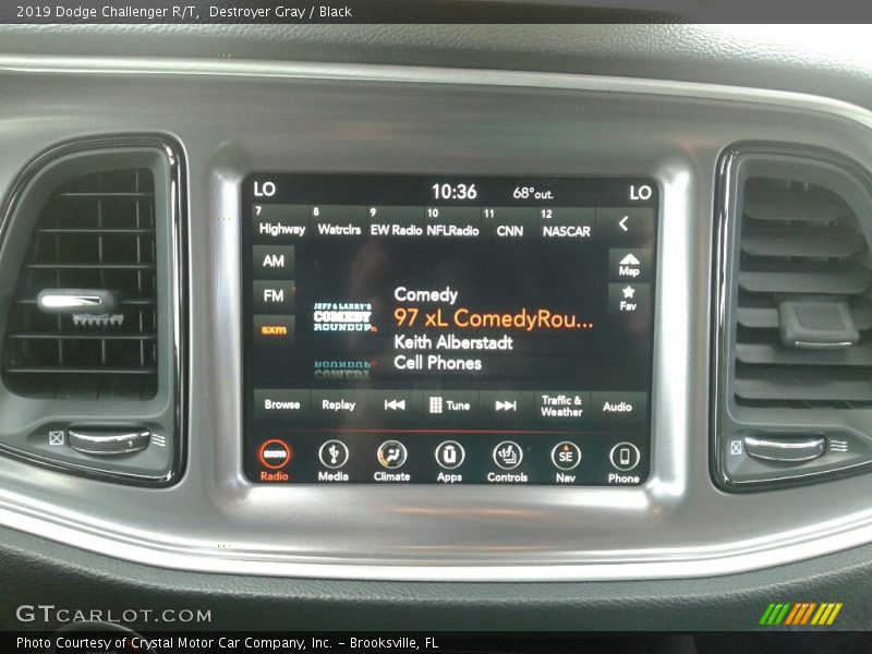 Destroyer Gray / Black 2019 Dodge Challenger R/T