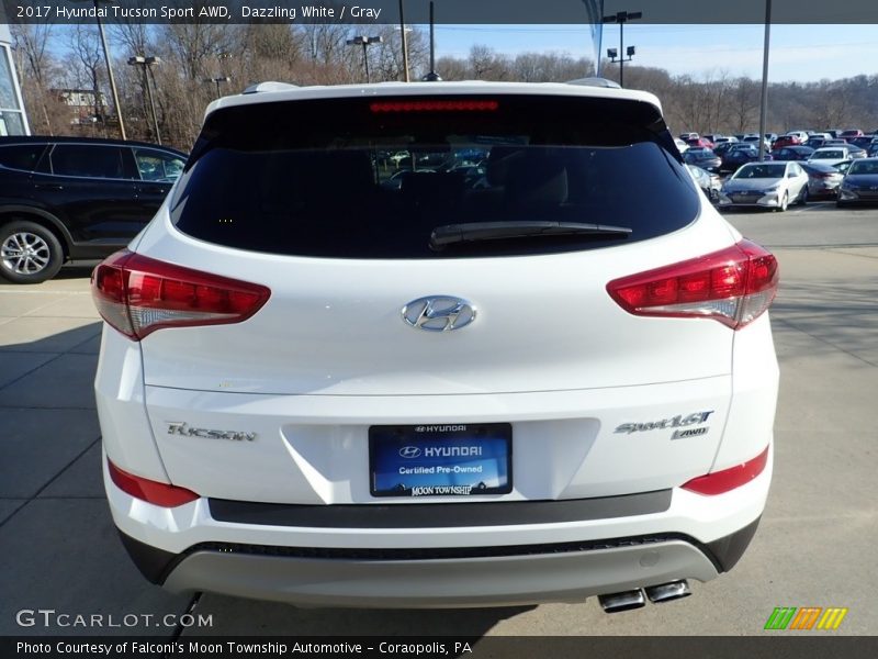 Dazzling White / Gray 2017 Hyundai Tucson Sport AWD