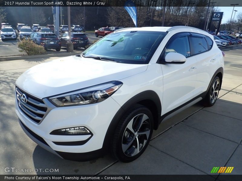 Dazzling White / Gray 2017 Hyundai Tucson Sport AWD