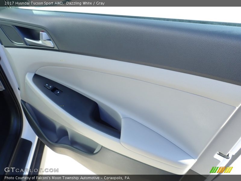 Dazzling White / Gray 2017 Hyundai Tucson Sport AWD