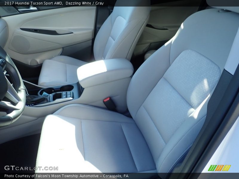 Dazzling White / Gray 2017 Hyundai Tucson Sport AWD