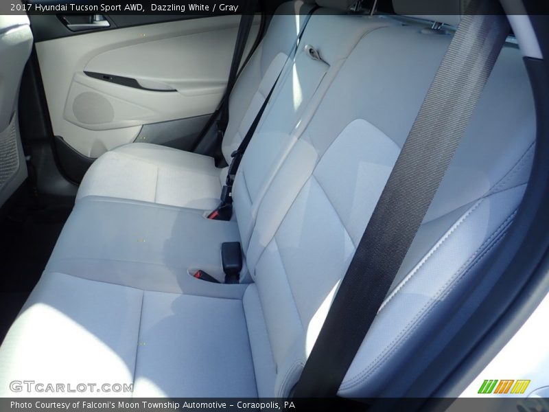 Dazzling White / Gray 2017 Hyundai Tucson Sport AWD