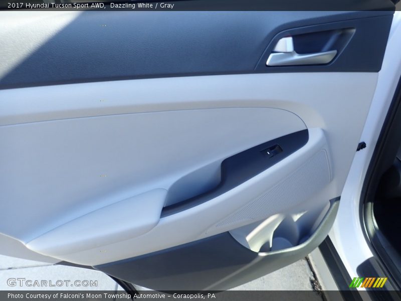 Dazzling White / Gray 2017 Hyundai Tucson Sport AWD