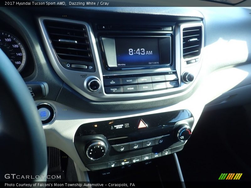 Dazzling White / Gray 2017 Hyundai Tucson Sport AWD