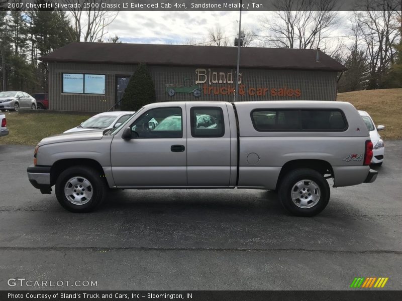 Sandstone Metallic / Tan 2007 Chevrolet Silverado 1500 Classic LS Extended Cab 4x4