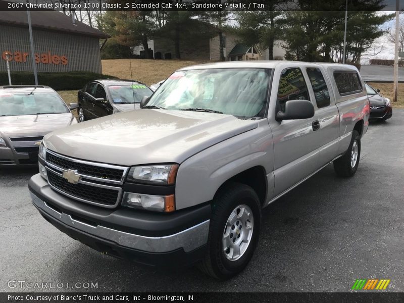 Sandstone Metallic / Tan 2007 Chevrolet Silverado 1500 Classic LS Extended Cab 4x4