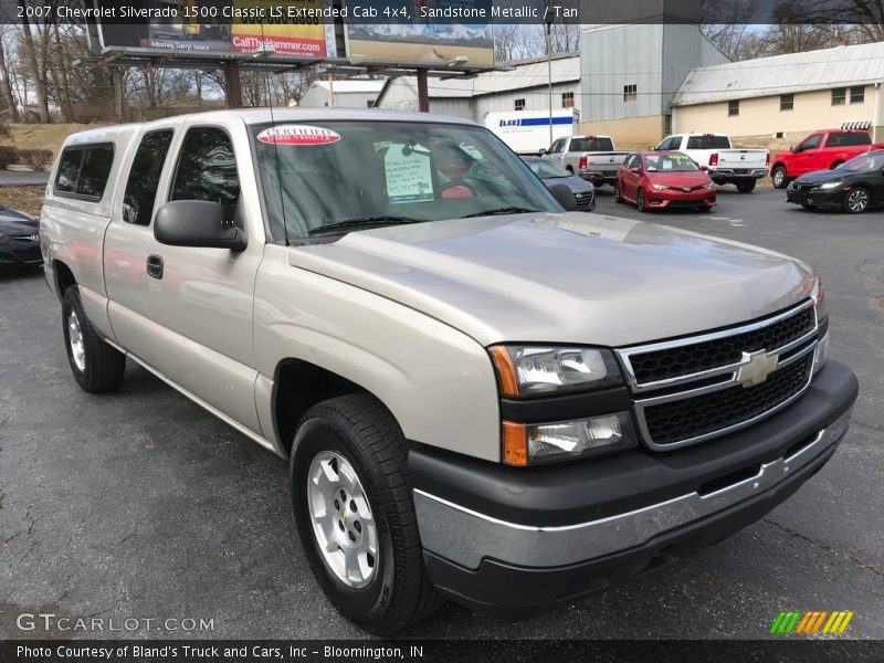 Sandstone Metallic / Tan 2007 Chevrolet Silverado 1500 Classic LS Extended Cab 4x4