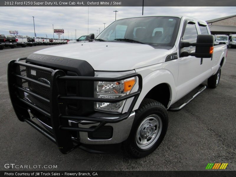Oxford White / Steel 2012 Ford F250 Super Duty XL Crew Cab 4x4