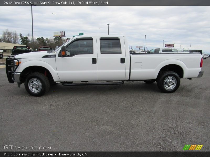 Oxford White / Steel 2012 Ford F250 Super Duty XL Crew Cab 4x4