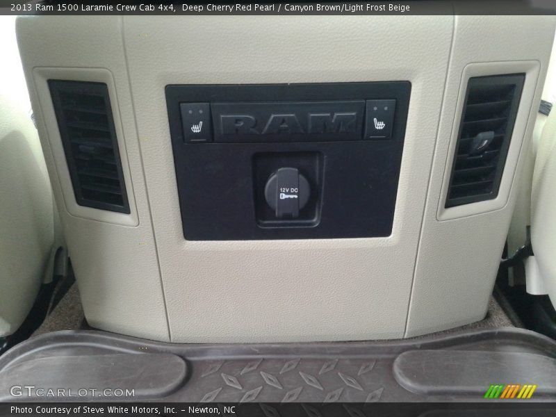Deep Cherry Red Pearl / Canyon Brown/Light Frost Beige 2013 Ram 1500 Laramie Crew Cab 4x4