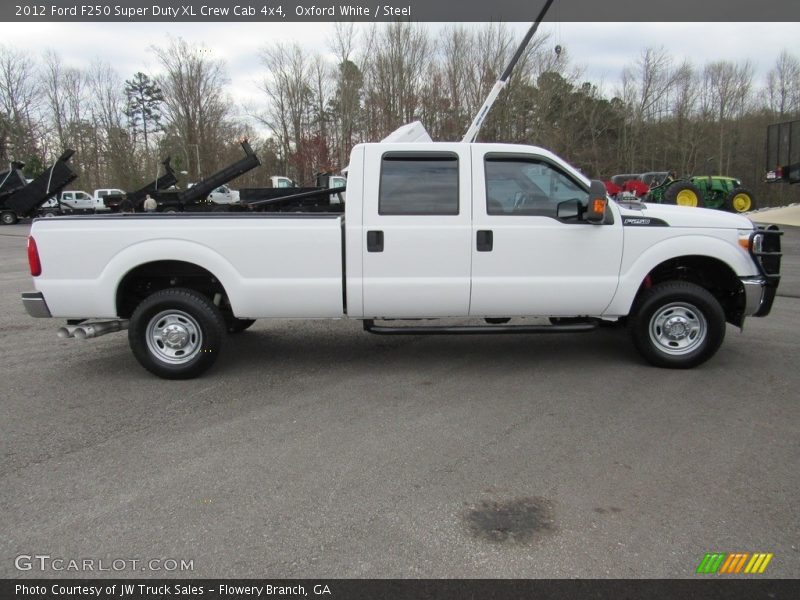 Oxford White / Steel 2012 Ford F250 Super Duty XL Crew Cab 4x4