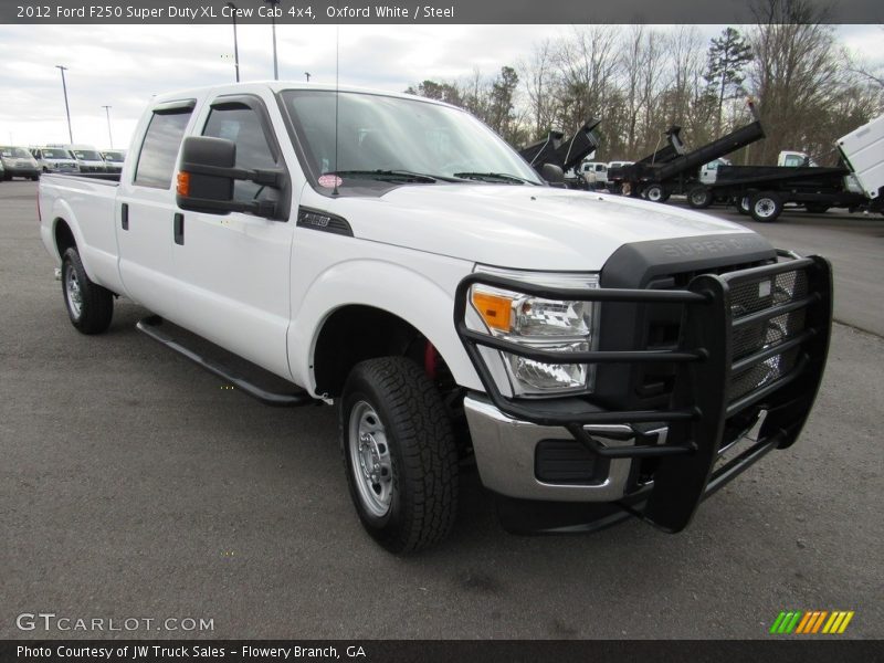 Oxford White / Steel 2012 Ford F250 Super Duty XL Crew Cab 4x4