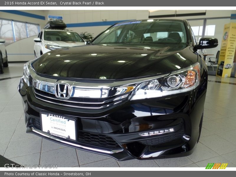 Crystal Black Pearl / Black 2016 Honda Accord EX Sedan