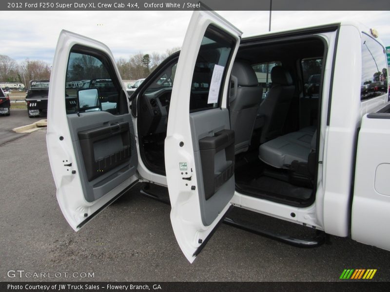 Oxford White / Steel 2012 Ford F250 Super Duty XL Crew Cab 4x4