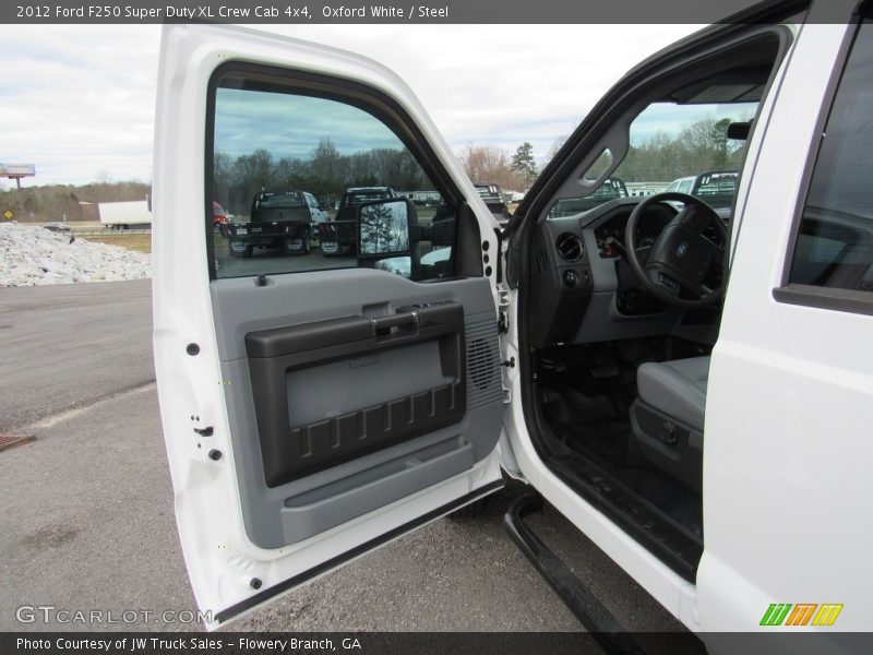 Oxford White / Steel 2012 Ford F250 Super Duty XL Crew Cab 4x4