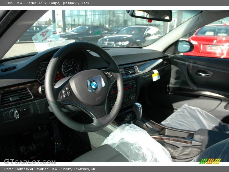 Jet Black / Black 2009 BMW 3 Series 328xi Coupe