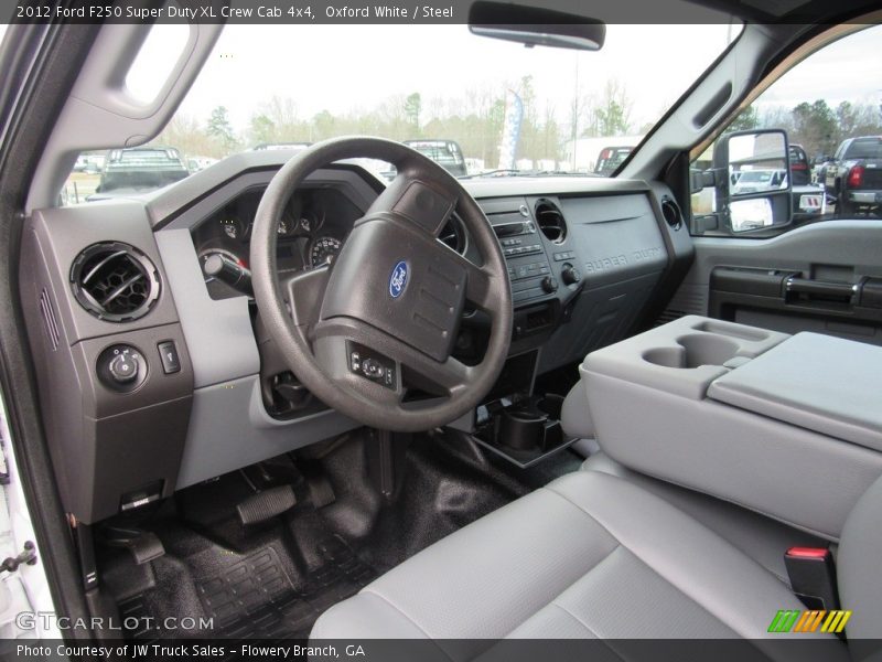 Oxford White / Steel 2012 Ford F250 Super Duty XL Crew Cab 4x4