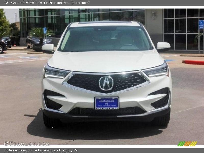 White Diamond Pearl / Parchment 2019 Acura RDX AWD