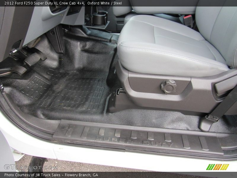 Oxford White / Steel 2012 Ford F250 Super Duty XL Crew Cab 4x4
