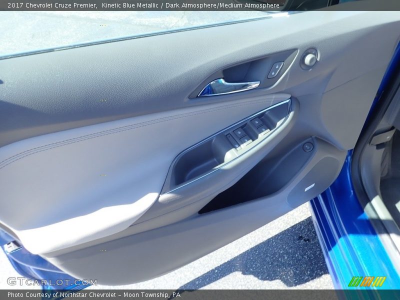Kinetic Blue Metallic / Dark Atmosphere/Medium Atmosphere 2017 Chevrolet Cruze Premier