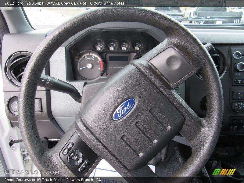 Oxford White / Steel 2012 Ford F250 Super Duty XL Crew Cab 4x4