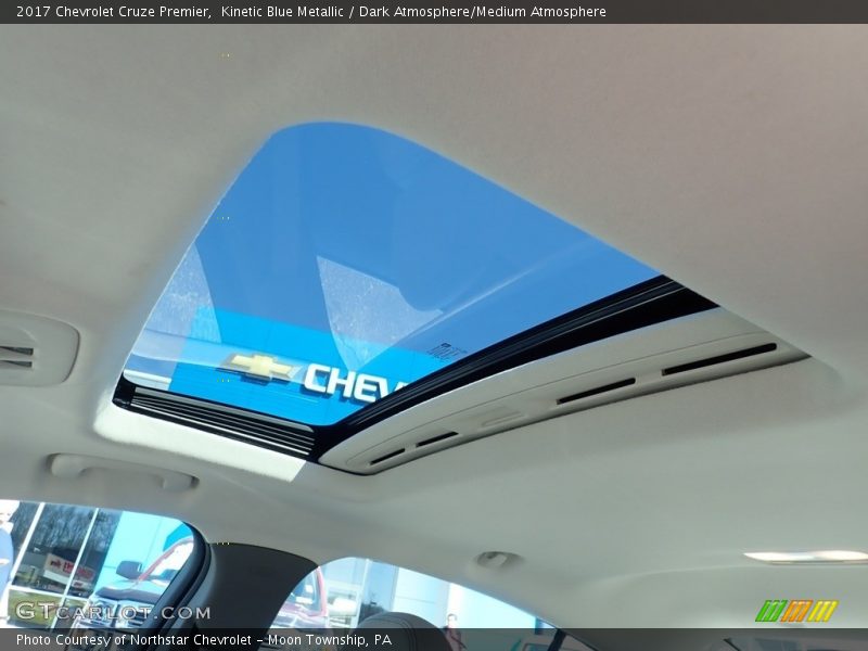 Kinetic Blue Metallic / Dark Atmosphere/Medium Atmosphere 2017 Chevrolet Cruze Premier