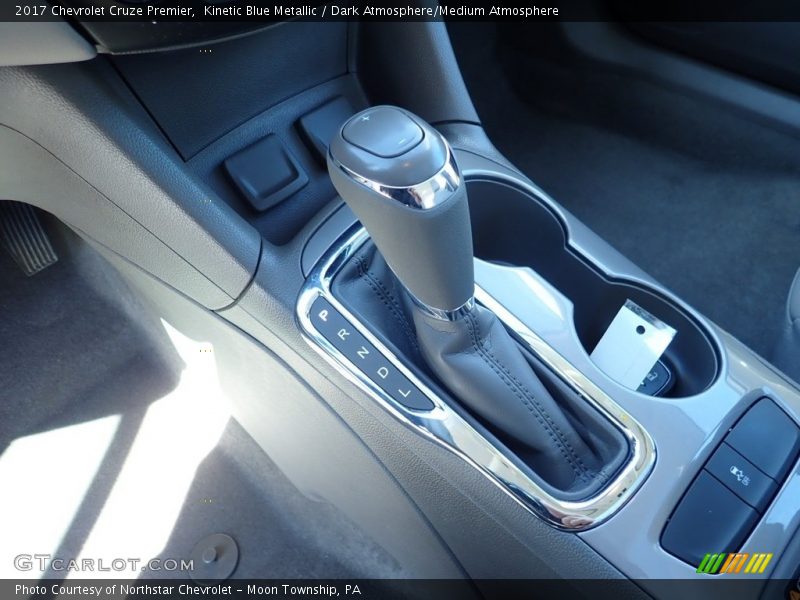 Kinetic Blue Metallic / Dark Atmosphere/Medium Atmosphere 2017 Chevrolet Cruze Premier