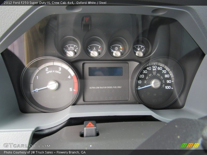 Oxford White / Steel 2012 Ford F250 Super Duty XL Crew Cab 4x4