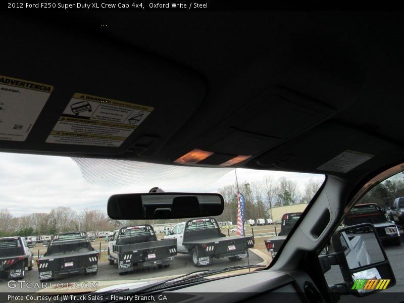 Oxford White / Steel 2012 Ford F250 Super Duty XL Crew Cab 4x4