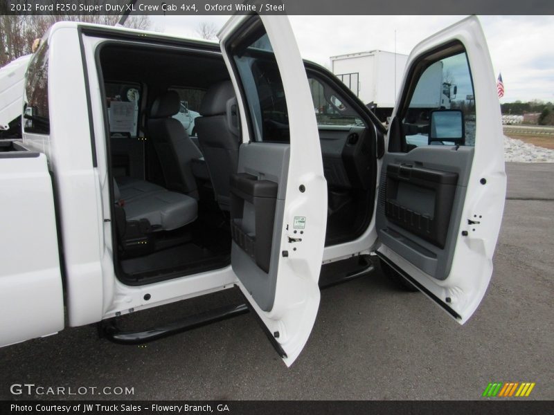 Oxford White / Steel 2012 Ford F250 Super Duty XL Crew Cab 4x4