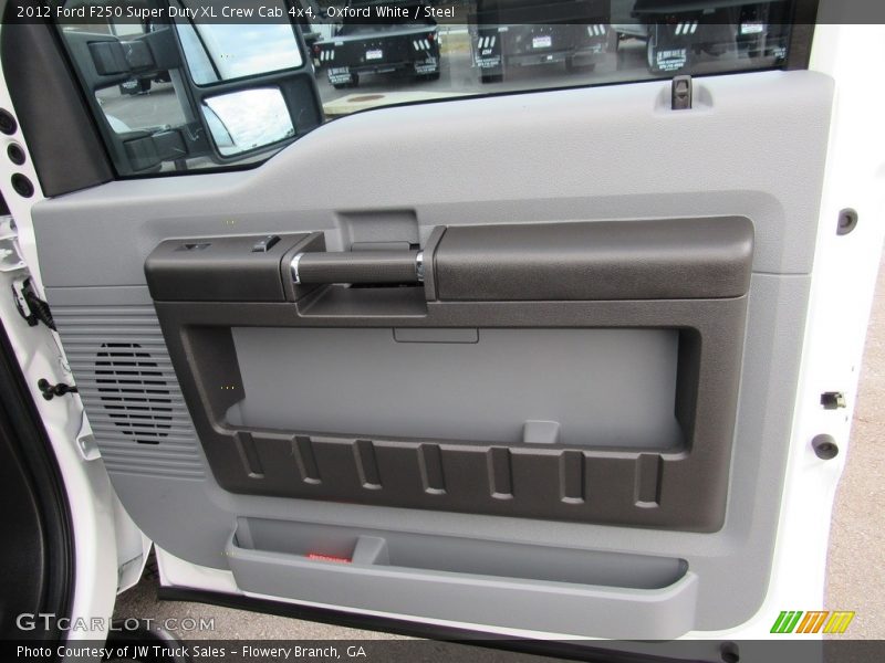 Oxford White / Steel 2012 Ford F250 Super Duty XL Crew Cab 4x4