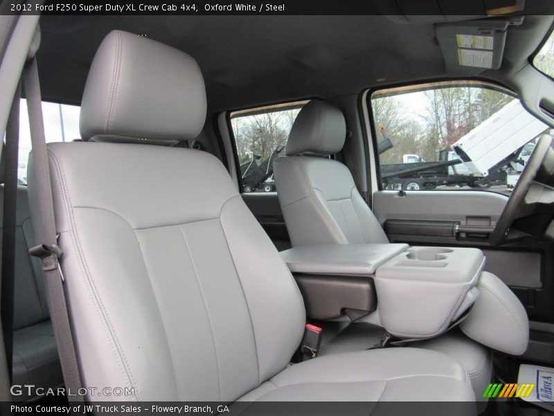 Oxford White / Steel 2012 Ford F250 Super Duty XL Crew Cab 4x4