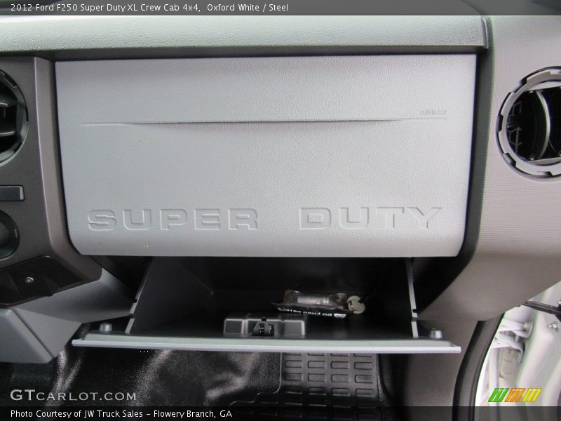 Oxford White / Steel 2012 Ford F250 Super Duty XL Crew Cab 4x4