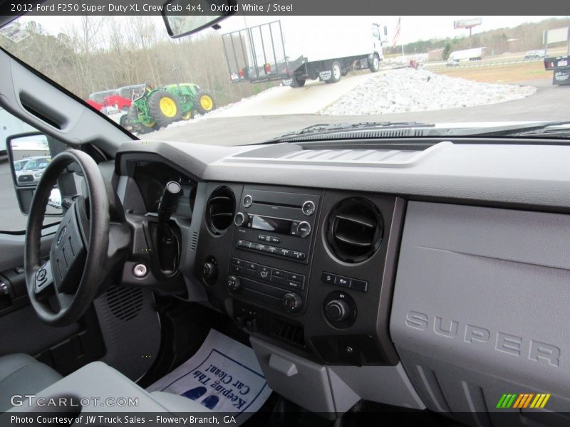 Oxford White / Steel 2012 Ford F250 Super Duty XL Crew Cab 4x4
