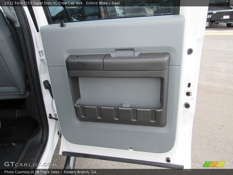 Oxford White / Steel 2012 Ford F250 Super Duty XL Crew Cab 4x4