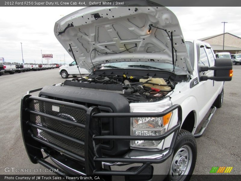 Oxford White / Steel 2012 Ford F250 Super Duty XL Crew Cab 4x4