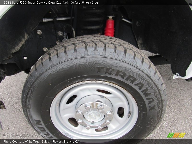 Oxford White / Steel 2012 Ford F250 Super Duty XL Crew Cab 4x4