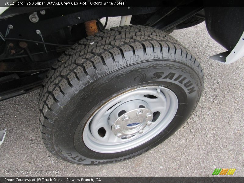 Oxford White / Steel 2012 Ford F250 Super Duty XL Crew Cab 4x4