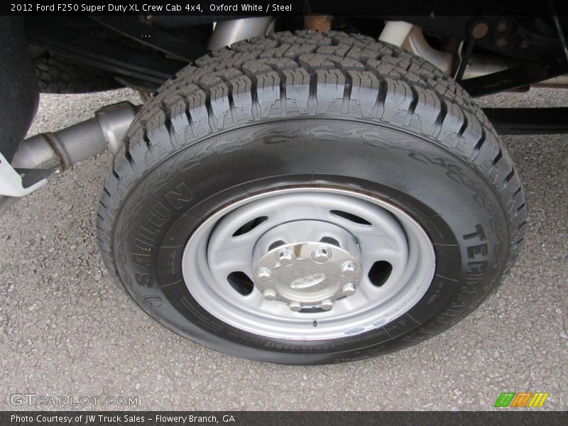Oxford White / Steel 2012 Ford F250 Super Duty XL Crew Cab 4x4