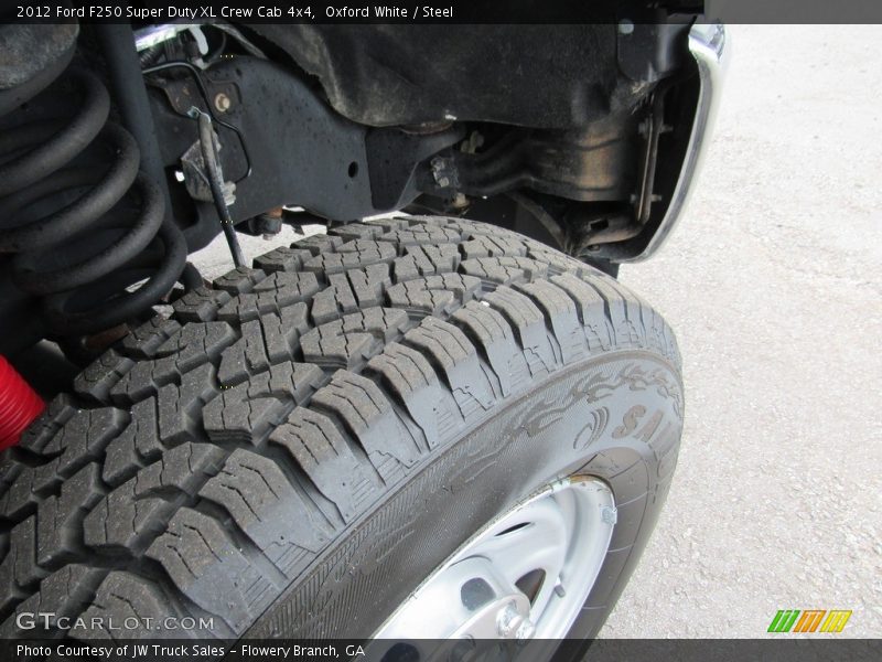 Oxford White / Steel 2012 Ford F250 Super Duty XL Crew Cab 4x4